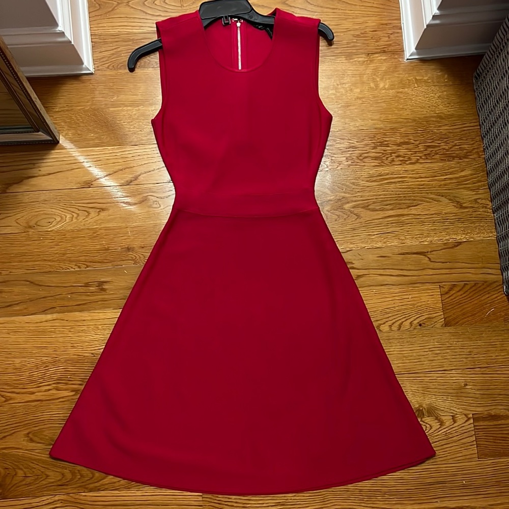 BCBG Maxazria Pink Cutout Knee Length Dress Size XS